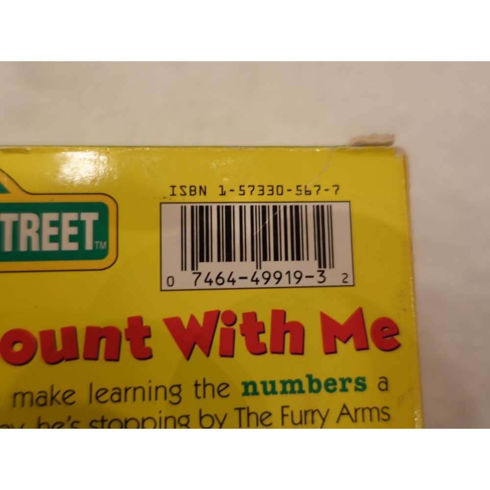 Sesame Street 123 Count With Me VHS Tape 1997 Sony Wonder Elmo Ernie Counting - Picture 9 of 9